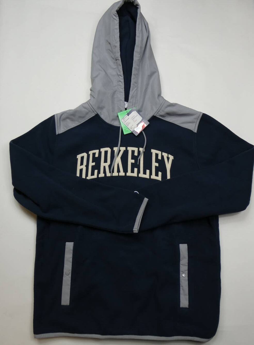 BERKLEY fleece hoodie, Champion Explorer Fleece, large, NWT